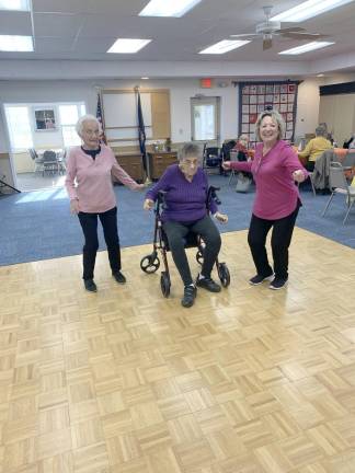 Lunch and dancing served up at Senior Center by MW Athletic Club