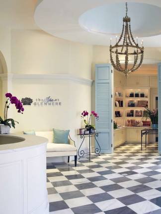 Tria Giovan Photography This is the entry to the new Spa at Glenmere Mansion in Chester.