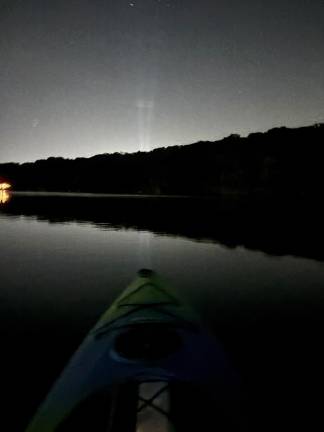 World Trade Center lights over Walton Lake