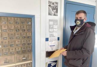 Assemblyman Colin Schmitt mailed out nearly 3,400 petition signatures from New Yorker’s demanding schools be reopening fully for five days a week in-person learning. Provided photo.