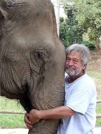 Richard Chiger, educator and elephant expert and advocate, will discuss the biology, ecology and uncertain future of elephants in the wild and the cruelty of their captive environments in the world today at the Tuxedo Park Library on Saturday, Aug. 10.