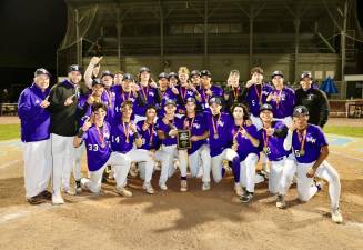 The Crusaders break the 36-year drought and win the Section 9 AAA title.