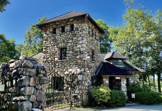The Woodbury Historical Society’s Gatehouse Museum &amp; Learning Center. The Gatehouse marked the impressive entrance to the estate built in 1912 by Vaudeville pioneer Frederick Freeman Proctor on 1,142 acres of land in Central Valley. Your can find out how it came into the hands of the Town of Woodbury by reading the story below.