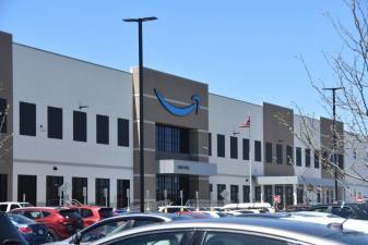 The new Amazon fulfillment center, SWF1, was the biggest building in the county when it opened last year, but will soon be the third-largest warehouse in the Town of Montgomery, NY.