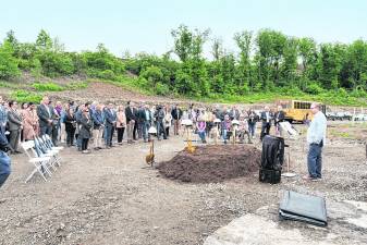 The ceremonial groundbreaking for Tuxedo Reserve.