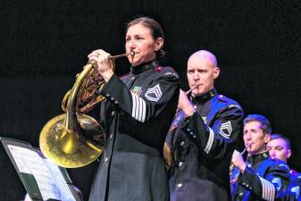 The West Point Band performs “The Long Gray Line.”