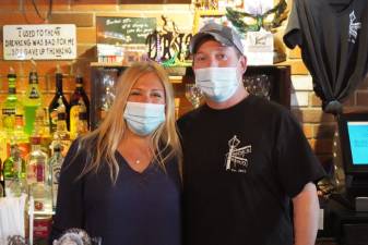 Sara and Scott Benoit, owners of Bourbon Street. Photo by Rosey Miller.