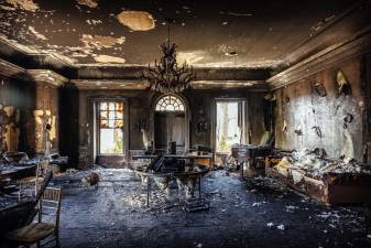 The Pennsylvania Governor’s residence, built in 1968, did not have sprinklers, Harrisburg Fire Chief Brian Enterline said. He estimated the damage could be in the millions of dollars. Photos provided by the Commonwealth of Pennsylvania.