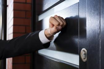 Town of Monroe addresses reports of unpermitted solicitation.