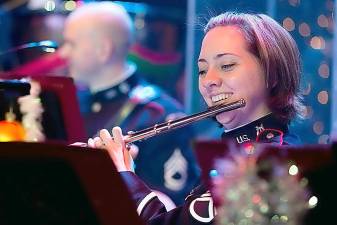 Holiday flute: The West Point Band will present a virtual West Point Holiday Show, titled “Home for the Holidays,” to be streamed on Facebook and YouTube on Sunday, Dec. 20, at 2 p.m. Provided photo.