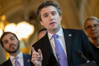 State Sen. James Skoufis and others lawmakers are calling for the overhaul of the Public Service Commission for exercising “little more than a wrist-slap for greedy utility companies.” NYS Senate photo.