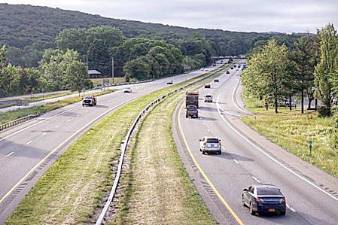 A portion of the Route 17 corridor in Orange County. Source: NYS DOT.