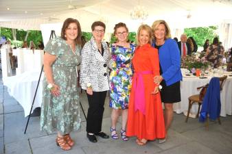 Left to right: Anna Gibbs, Dr. Andi Simon, Heather Bell, Lori Pine and Maureen Halahan