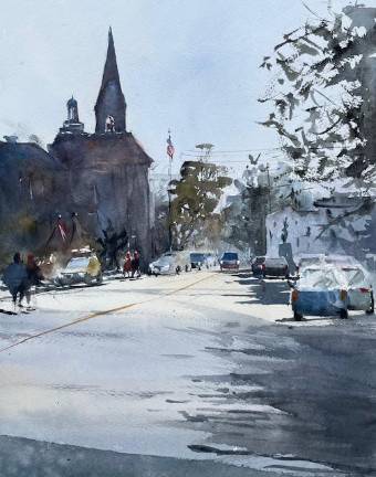 “Main Street, Goshen,” by Hema Gupta.