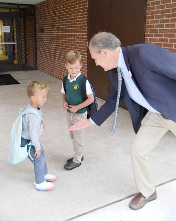 Every morning students are greeted at the door by the Head of School Todd P. Stansbery who knows each and every child personally. The small class sizes ensure personalized attention and helps students develop into confident future leaders.