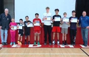 Age group winners from the 2025 Free Throw Championship.