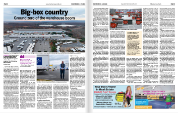 Becca Tucker’s series on mega-warehouses took multiple top awards from the National Newspaper Association.