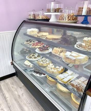 A display of the some of the goodies you can find at The Cake Lady Dessert &amp; Cafe, located at 88 Route 17M in Harriman.