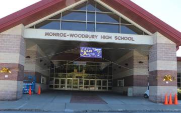 Monroe-Woodbury High School entrance.