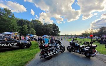Community gathers at Warwick’s National Night Out event last year.