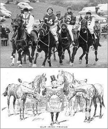 Before the parade passes by