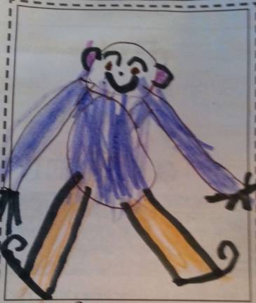 A drawing of Joseph Sanzone of Warwick.