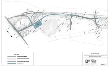 Kiryas Joel hopes to build a 1/3-mile roadway on recently acquired land to create a shortcut to Route 17 for its residents and to alleviate congestion on Village of Monroe streets. The stretch of the roadway that Kiryas Joel wants to build now would run from Route 208 – which has an exit off Route 17 - to Schunnemunk Road, a narrow twisting town road that leads to a bridge that crosses over Route 17 into Kiryas Joel.