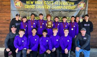 Monroe-Woodbury boys’ corss-country team.