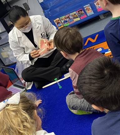 Tuxedo students recognize children’s dental health month