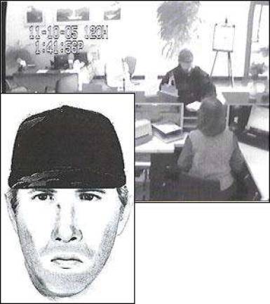 Bank robbery suspect sought