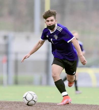 Joseph Schwartz gets off a shot in the first half.