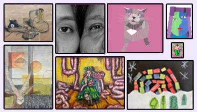 A variety of student art will be on display Friday through Sunday.