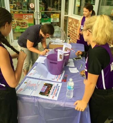 More than $300 was collected in donations and raffle ticket sales at Quick Chek.