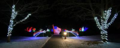 Holiday Lights in Bloom display from past years at the County’s Arboretum. Photo provided by Orange County.