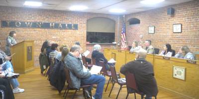 The Feb. 1 Woodbury Town Board meeting.