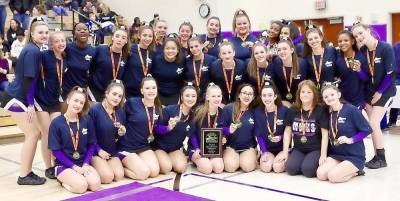 The 2023-Section 9 D-1 Large Champion Crusader Cheerleading Team. Photos by William Dimmit.