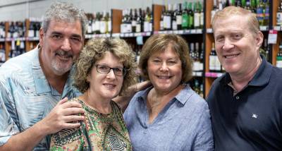 Pictured from left to right are: Alan Short, Suzanne Short, Beth Glass and Alan Glass.