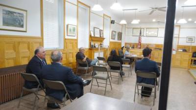A small group of Village of Monroe homeowners and developer representatives attended both, asking questions, commenting, resisting or supporting the moratorium proposal.