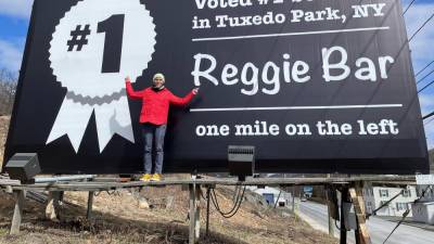 Reggie Bar, “Voted #1 Bar in Tuxedo,” was founded by Brad Ewing.