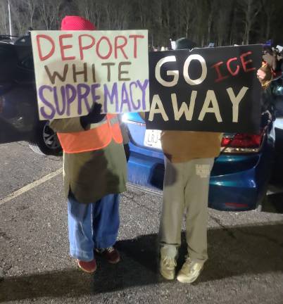 Hundreds protest ICE detention center in Industrial Park