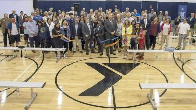 The June 3 ribbon cutting marking the official opening of the South Orange Family YMCA’s $2.9 million expansion.