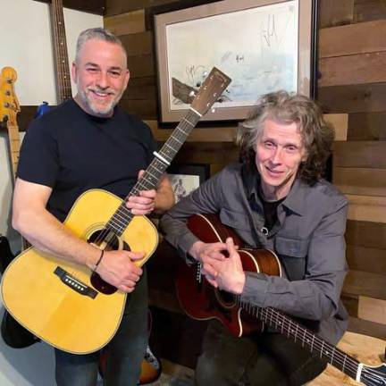 The Winter-Humpert Duo will deliver an acoustic set of classic rock favorites at Pennings Cidery (4 Warwick Turnpike) on Saturday afternoon, April 19. Provided photo.