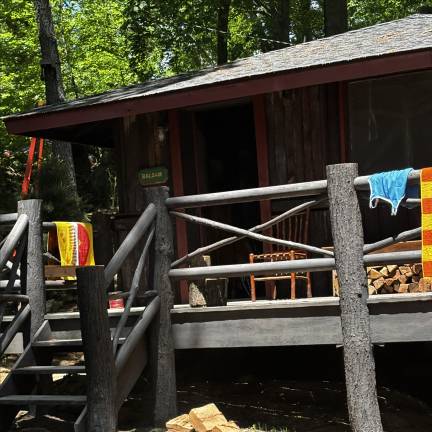 A set in Harriman for “The God of the Woods.” Photos provided.
