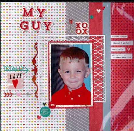 Marilyn McIntosh has used the tools of scrapbooking to chronicle her grandson's life.
