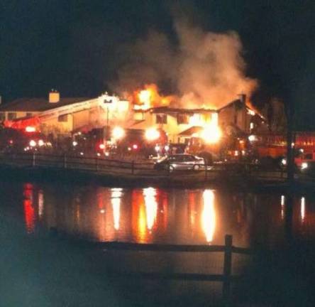 The fire at Windridge at 9:20 p.m. on Monday night.