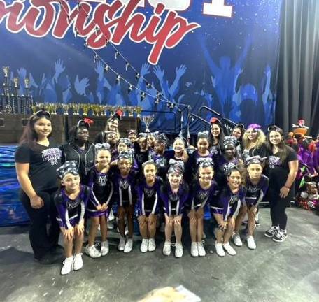 Cheerleaders score at regionals