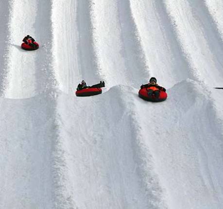 The snow tubing hill is also opening. A carpet lift makes getting to the top easy and you get 600 foot ride down.