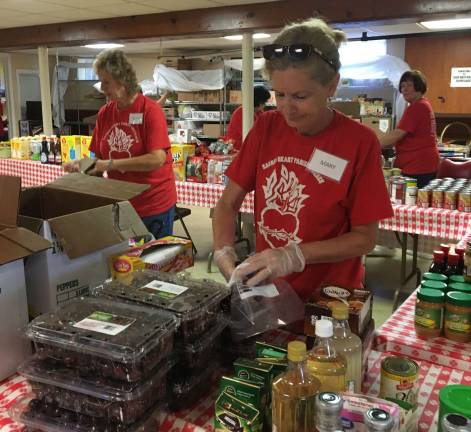 Provided photos Our Father’s Kitchen Food Pantry provides a three-to four-day supply of groceries, including meat, eggs, dairy, milk, cereals, grains, fresh vegetables and fruits. The pantry feeds nearly 1,700 people each month.