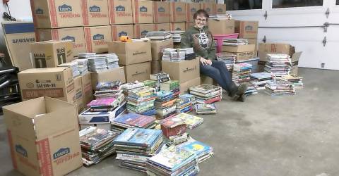 Volunteer collects more than 6,000 books for rural South African libraries - Vimarsana News