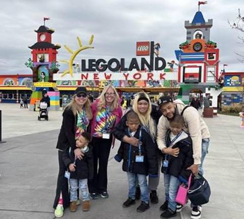 Family attendees and Orange County Department of Health staff at LEGOLAND. Photo provided.